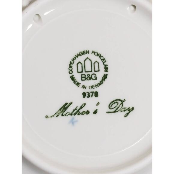 Royal Copenhagen Mother's Day 1978 Plate Porcelain Denmark Christmas Vintage - Picture 10 of 10